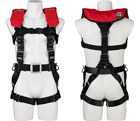 救命胴衣取付可能】ST#573AP-SK 作業ベルト（軽量バックル）付き