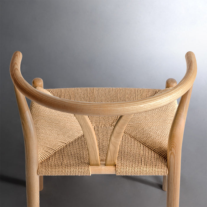 単脚］ペーパーコード ダイニングチェア 完成品 天然木 椅子 おしゃれ