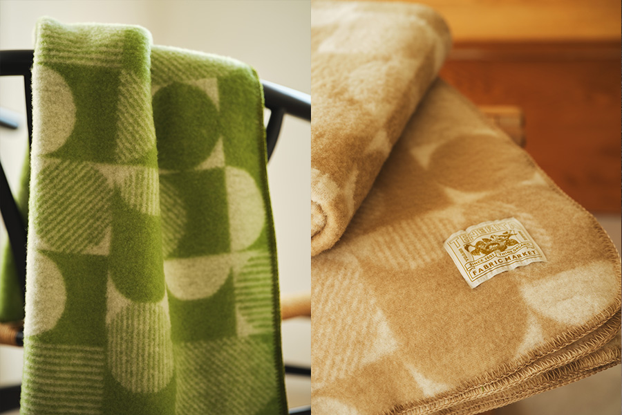 ウールラウンドスクエアケット: ｜オーガニックコットンタオル・ギフト