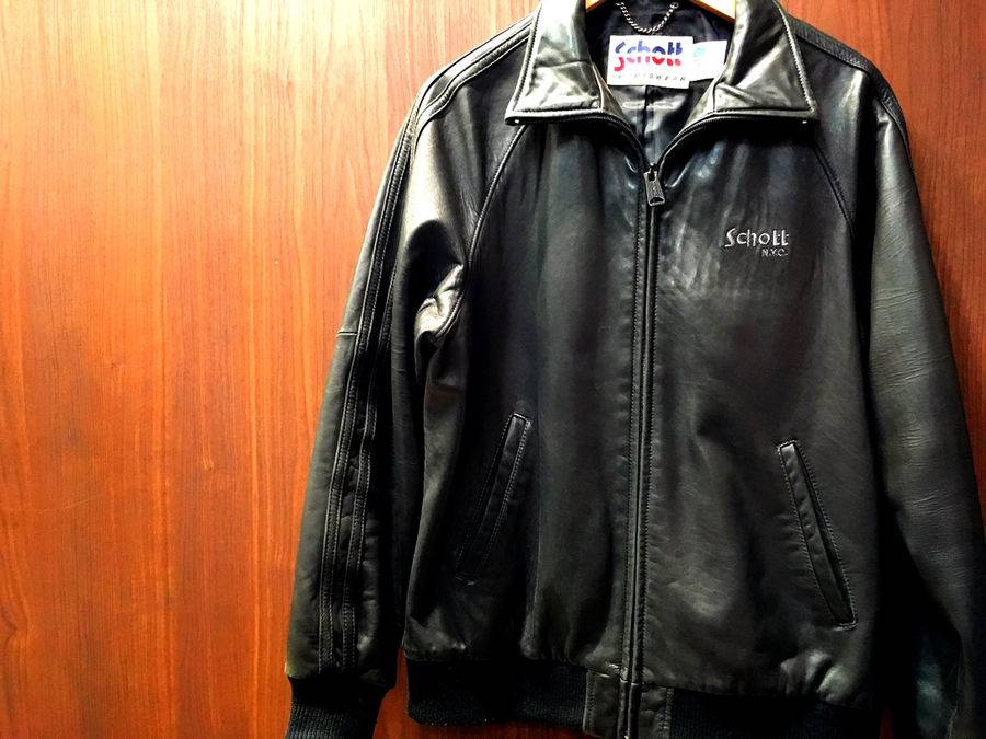 差をつけるかっこよさを。Schott/ショット SPORTS WEAR ラムレザー