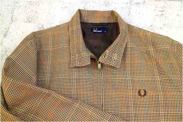 SHIPS別注【FRED PERRY/フラッドペリー】ガンクラブチェックハリントン