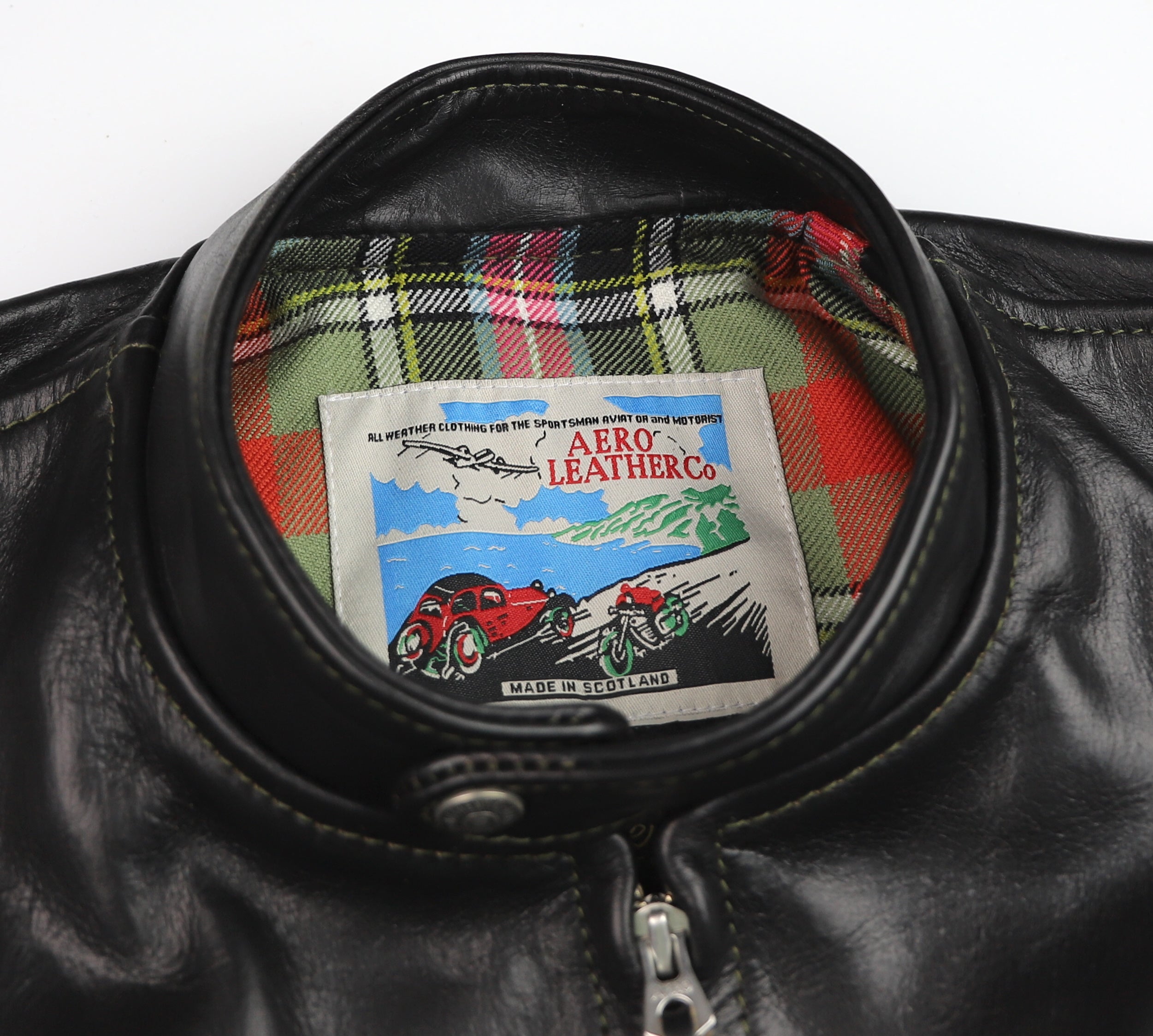 Aero Cafe' Racer, size 42, Black CXL Steerhide – Thurston Bros