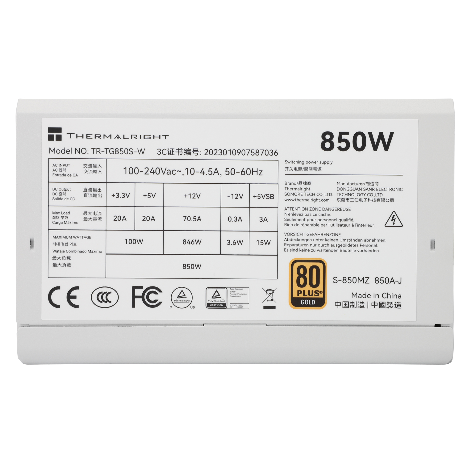 TG-850S-W – Thermalright