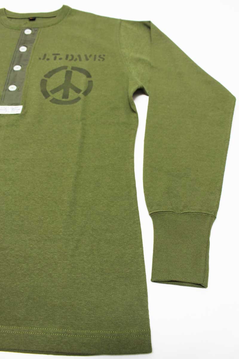 フリーホイーラーズ 【ヘンリーネック ロングスリーブシャツ 