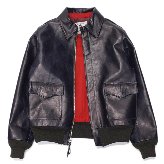 Y'2 LEATHER（ワイツーレザー）INDIGO HORSE Type A-2（インディゴ