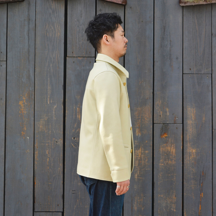 Y'2 LEATHER（ワイツーレザー）DEER SKIN ROUNDED HEM CAR COAT