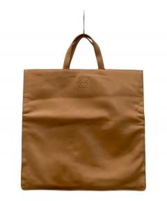中古・古着通販】LOEWE (ロエベ) ナッパレザートートバッグ ブラウン