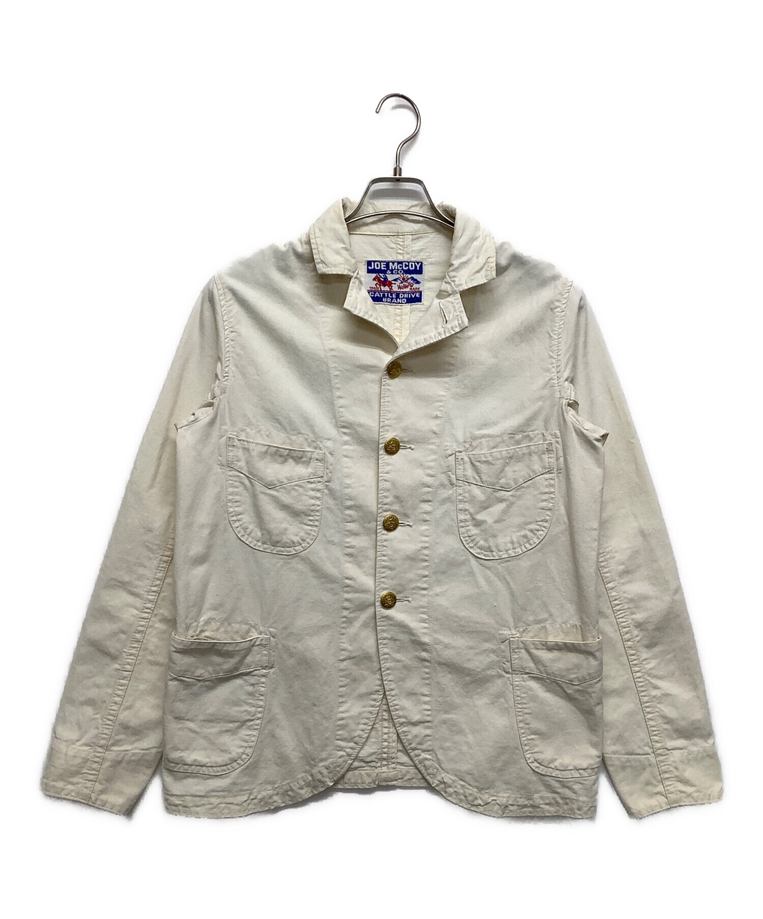 中古・古着通販】Joe McCOY (ジョーマッコイ) カバーオール アイボリー