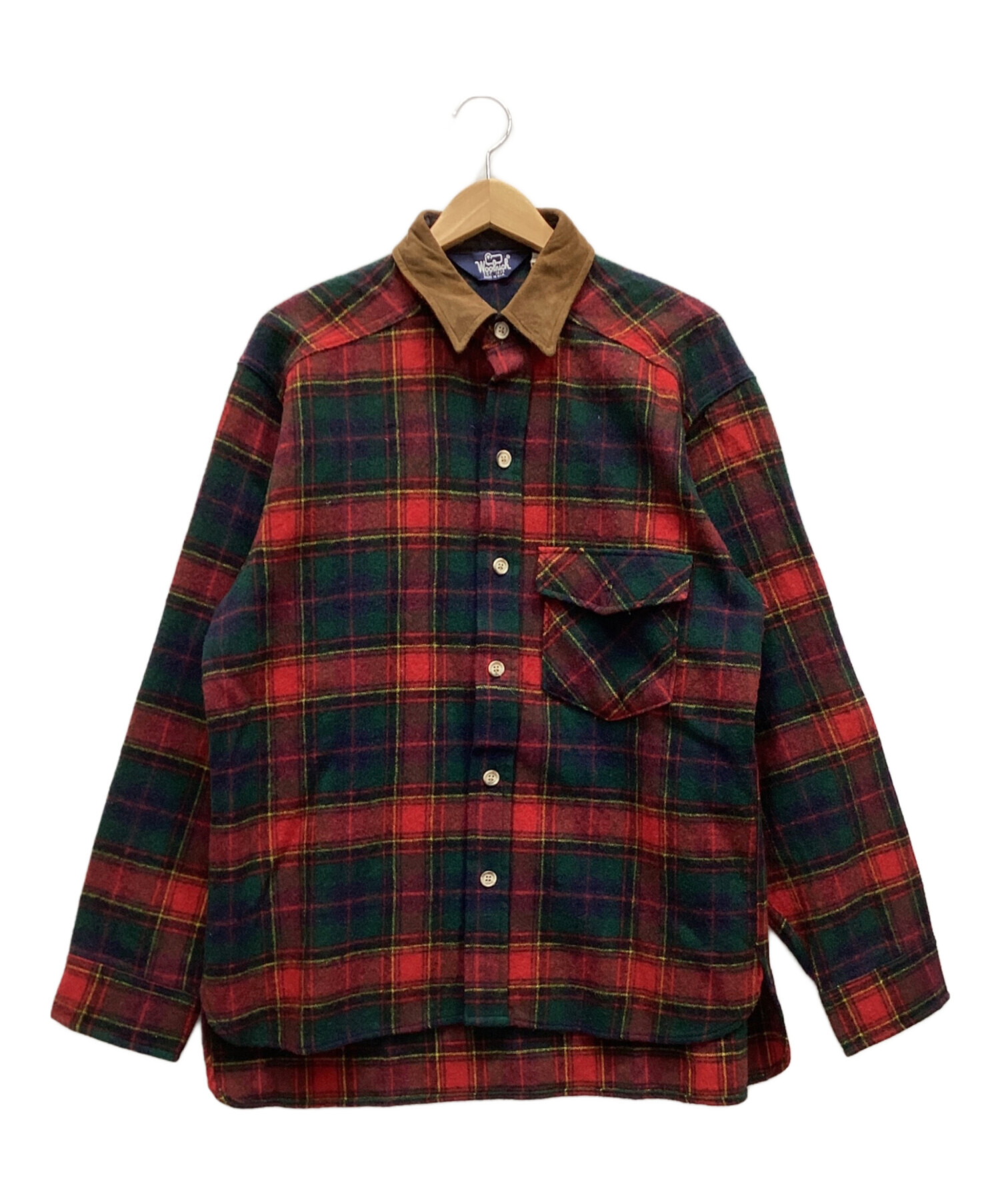 中古・古着通販】WOOLRICH (ウールリッチ) 長袖ネルシャツ レッド