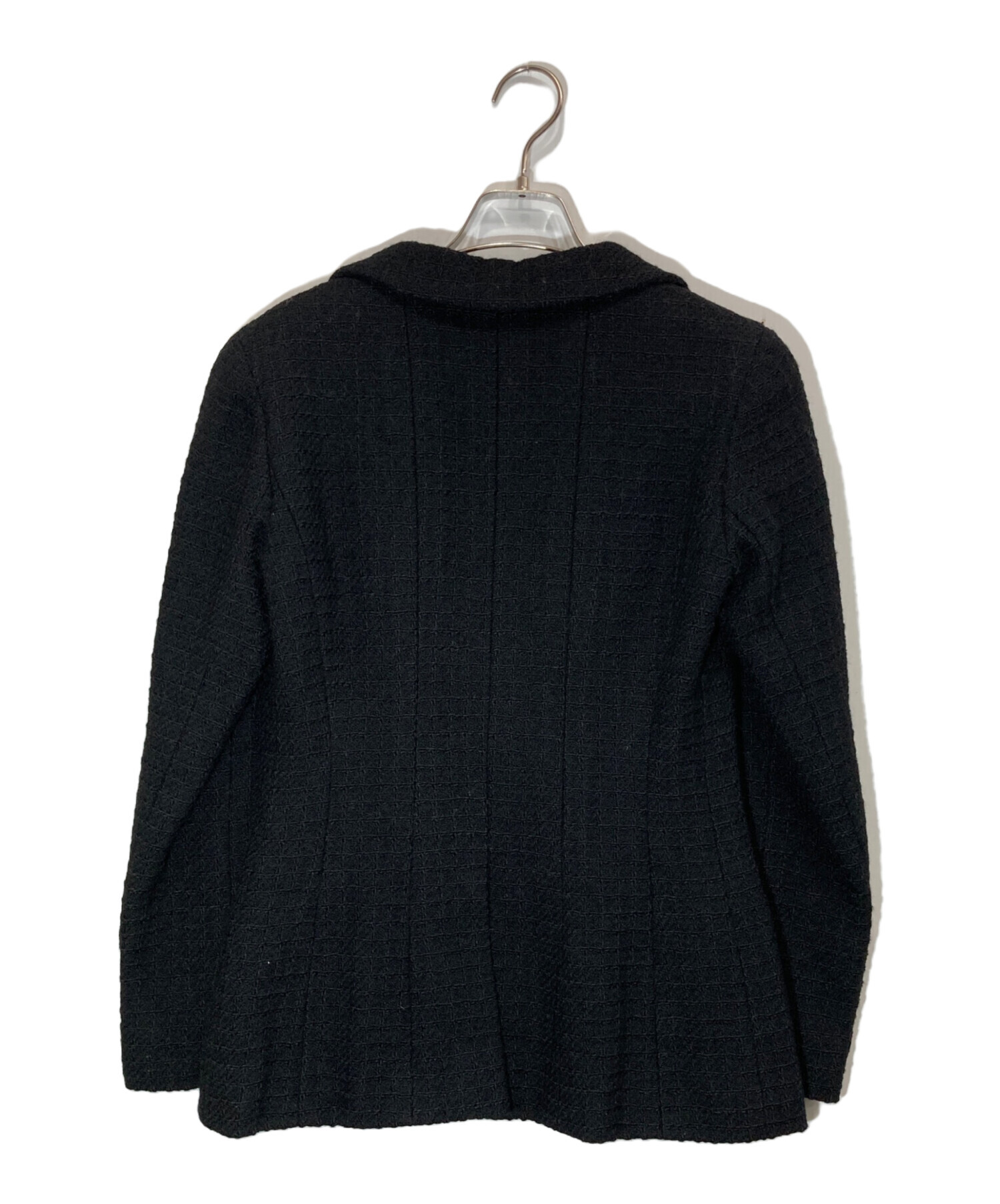中古・古着通販】CHANEL (シャネル) ツイードジャケット ブラック
