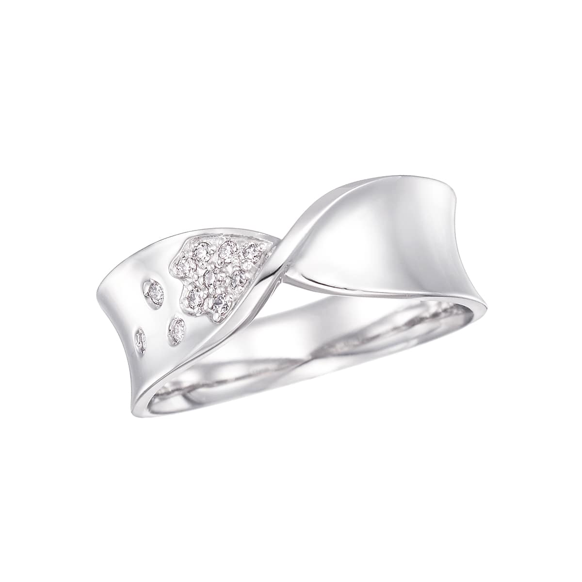 プラチナアコヤ真珠リング（8mm）(RFR416-001)|TSUTSUMI（ジュエリー