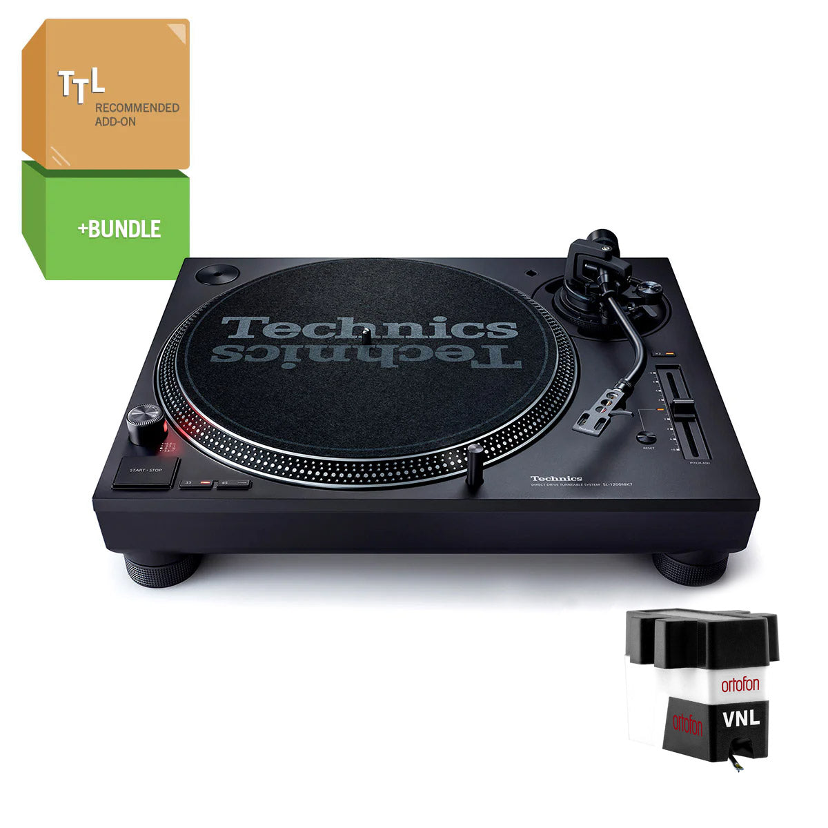 Technics: SL-1200MK7 Turntable - Black – TurntableLab.com