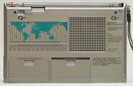 Sony ICF-7600D Shortwave Radio Receiver ICF7600D