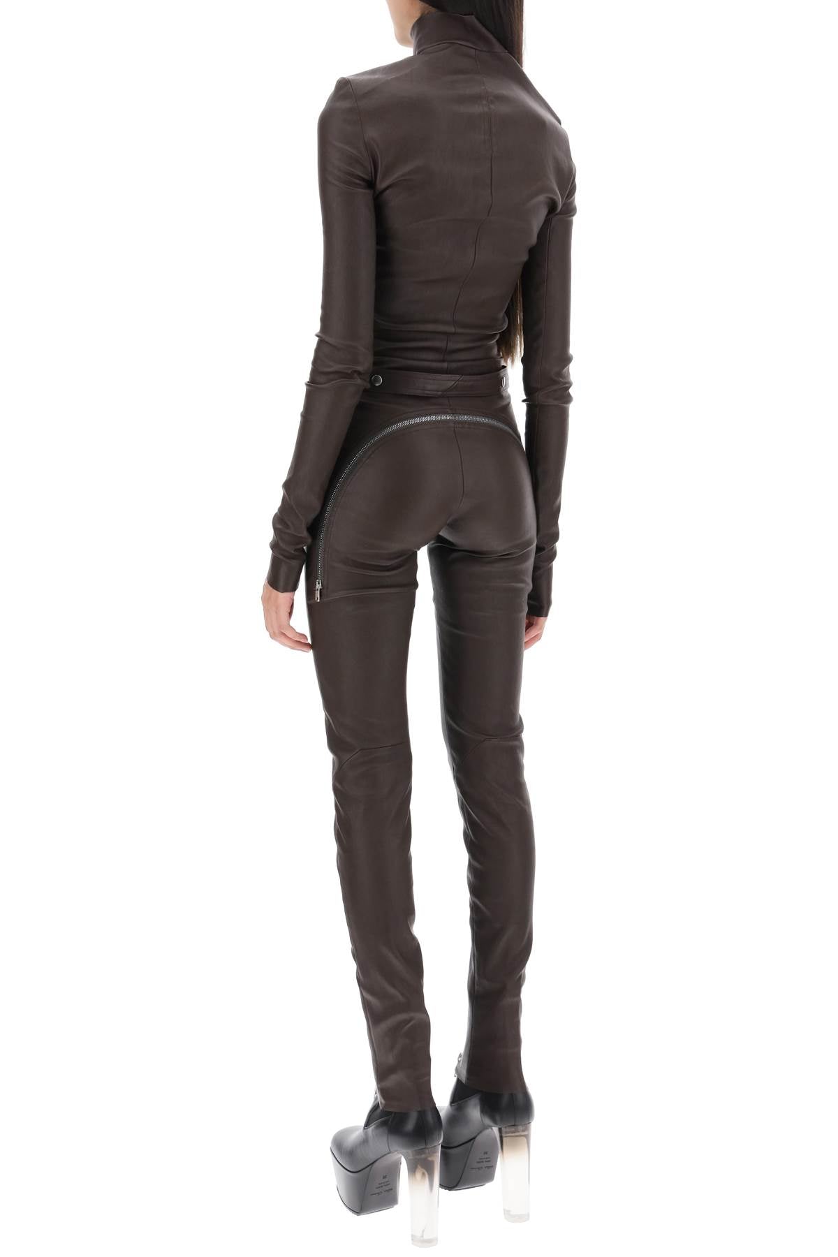 Rick Owens Jumpsuit In Leather – Urbanheer