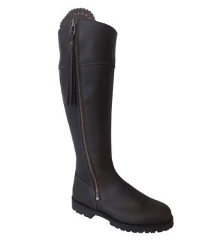 Brown waterproof boot