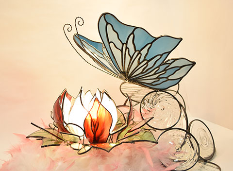 ステンドグラス・ビトロ Stained Glass Vitrail / No.140 あなたを愛し