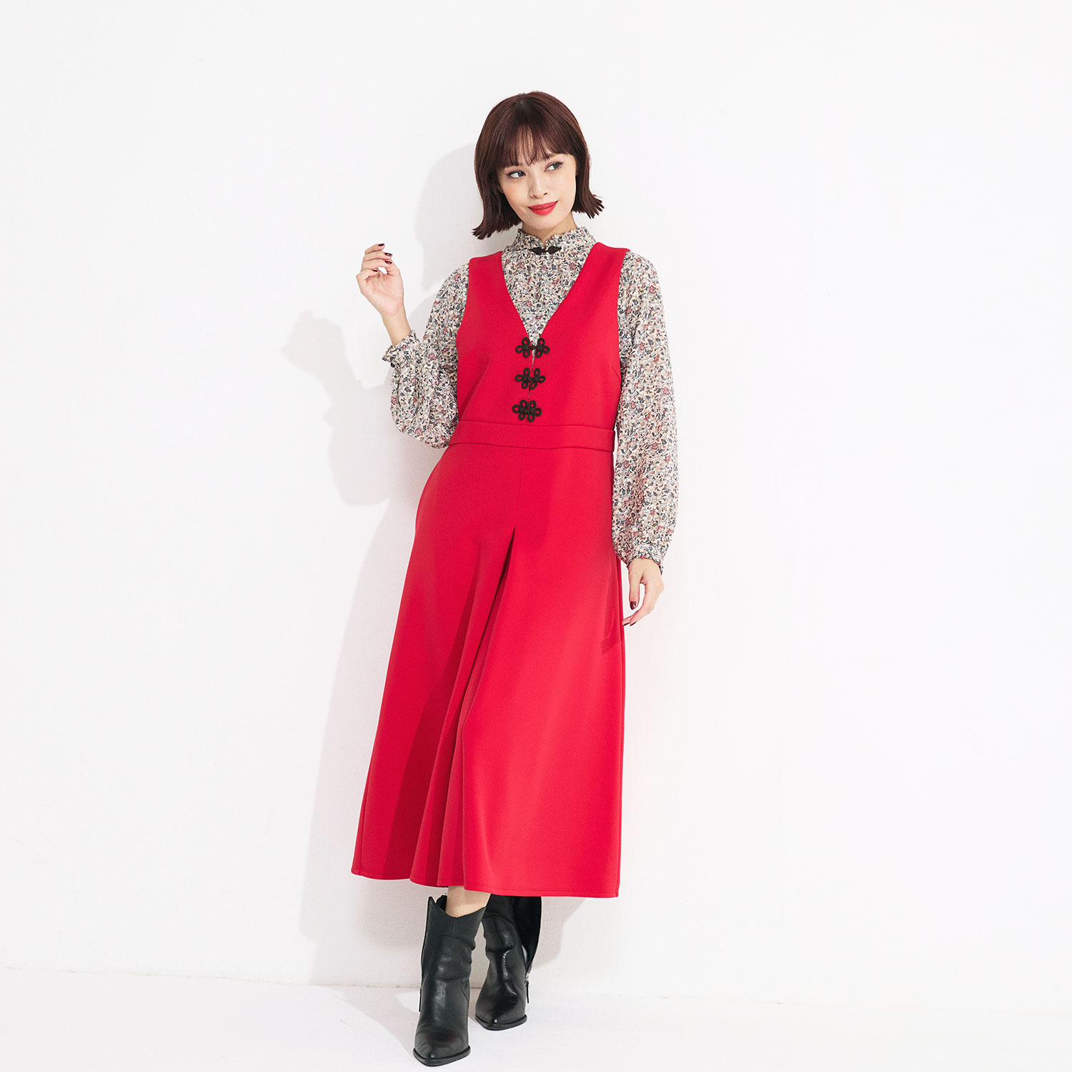 CHINA BUTTON JUMPER DRESS｜VIVIENNE TAM（ヴィヴィアンタム）公式