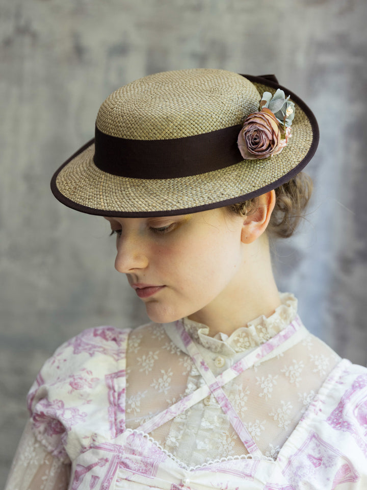 エレガントリボンストローキャノチェ - lolita fashion japan