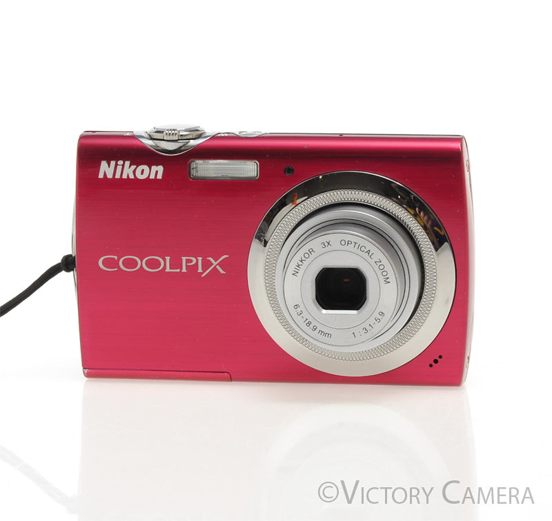 Nikon CoolPix S230 Pink 10MP Digital Point & Shoot Camera [EXC]
