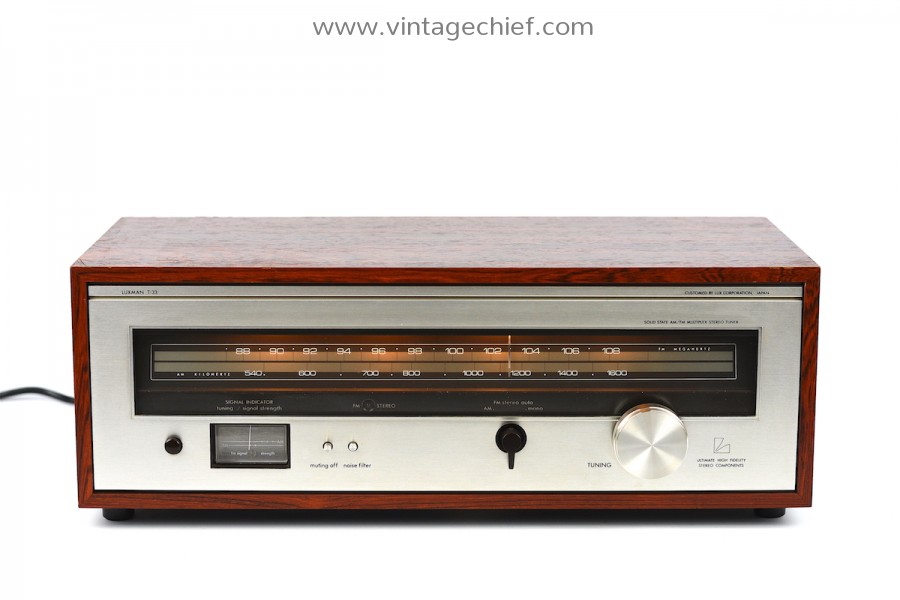 Luxman T-550 FM AM Tuner | Wooden Case | Vintage | Radio | Audio