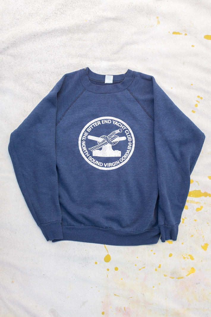 80s Vintage Bitter End Crewneck Sweatshirt - Navy | Clothing and