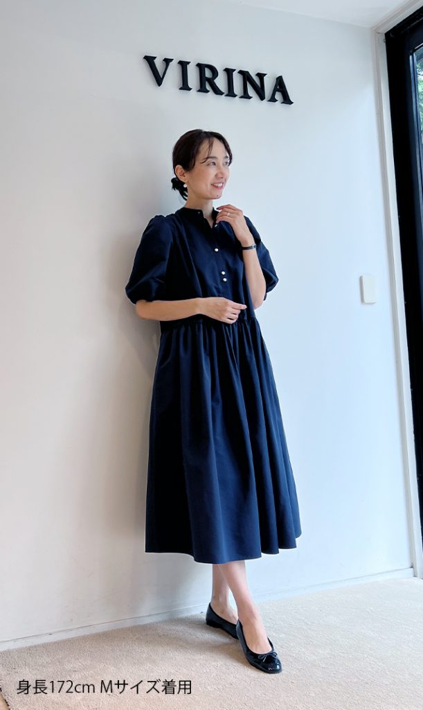 身に纏った瞬間に気分を上げてくれる”キキハーフスリーブドレス