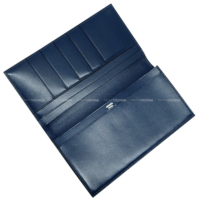 HERMES エルメス 札入れ MC2 フレミング ブルードプリュス ボックス