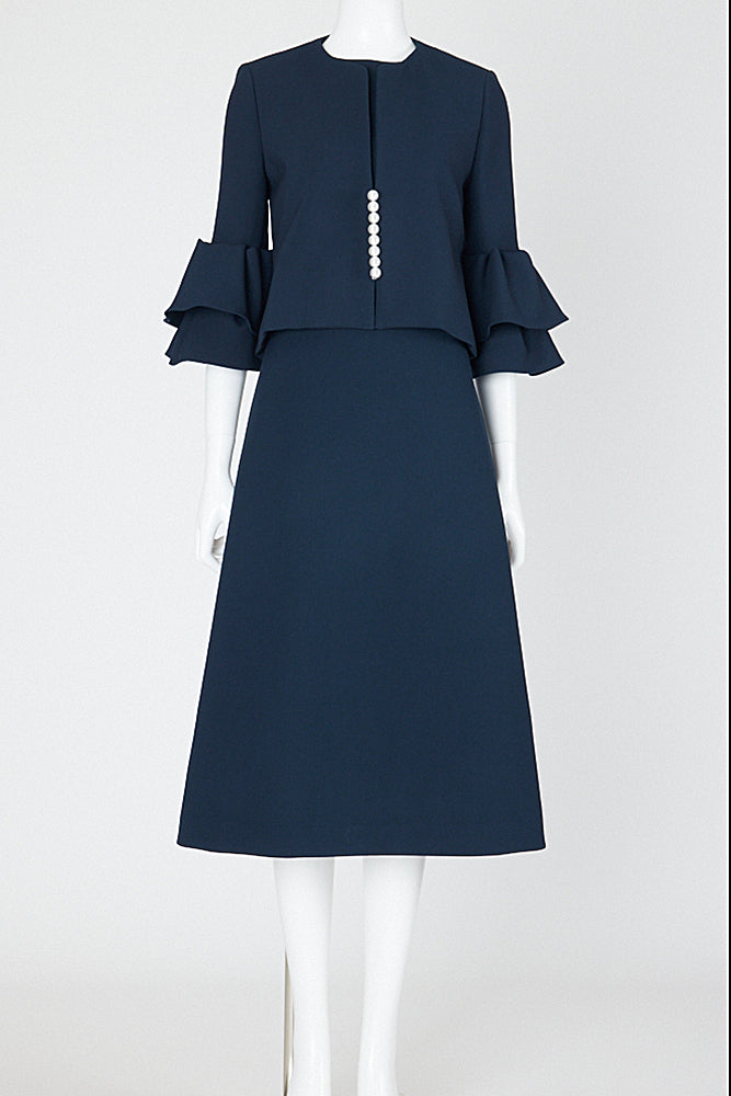 ティアードスリーブパールショートジャケット – YOKO CHAN