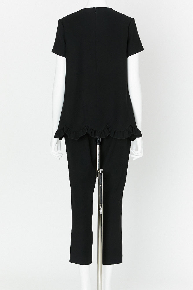 ハーフスリーブヘムペタルブラウス – YOKO CHAN