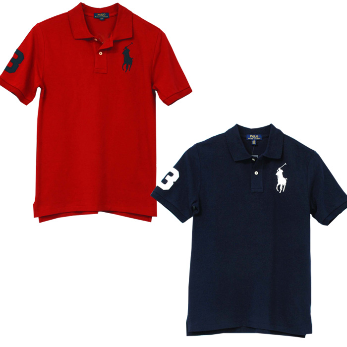 ポロ ラルフローレン ボーイズビッグポニー 半袖 ポロシャツメンズ