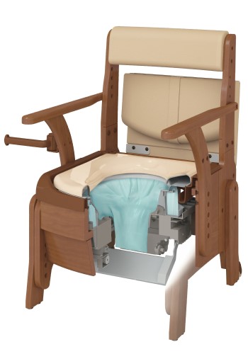 アロン化成 家具調トイレ セレクトR 自動ラップ ノーマル ソフト便座