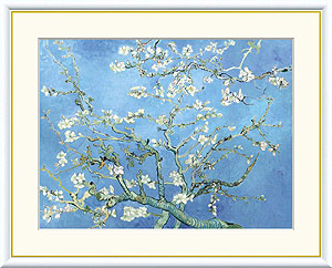 ゴッホ作 花咲くアーモンドの木の枝
