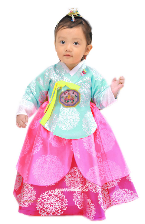 チマチョゴリセットmリョナ(身長93～99cm 4号サイズ) セット 夢市場