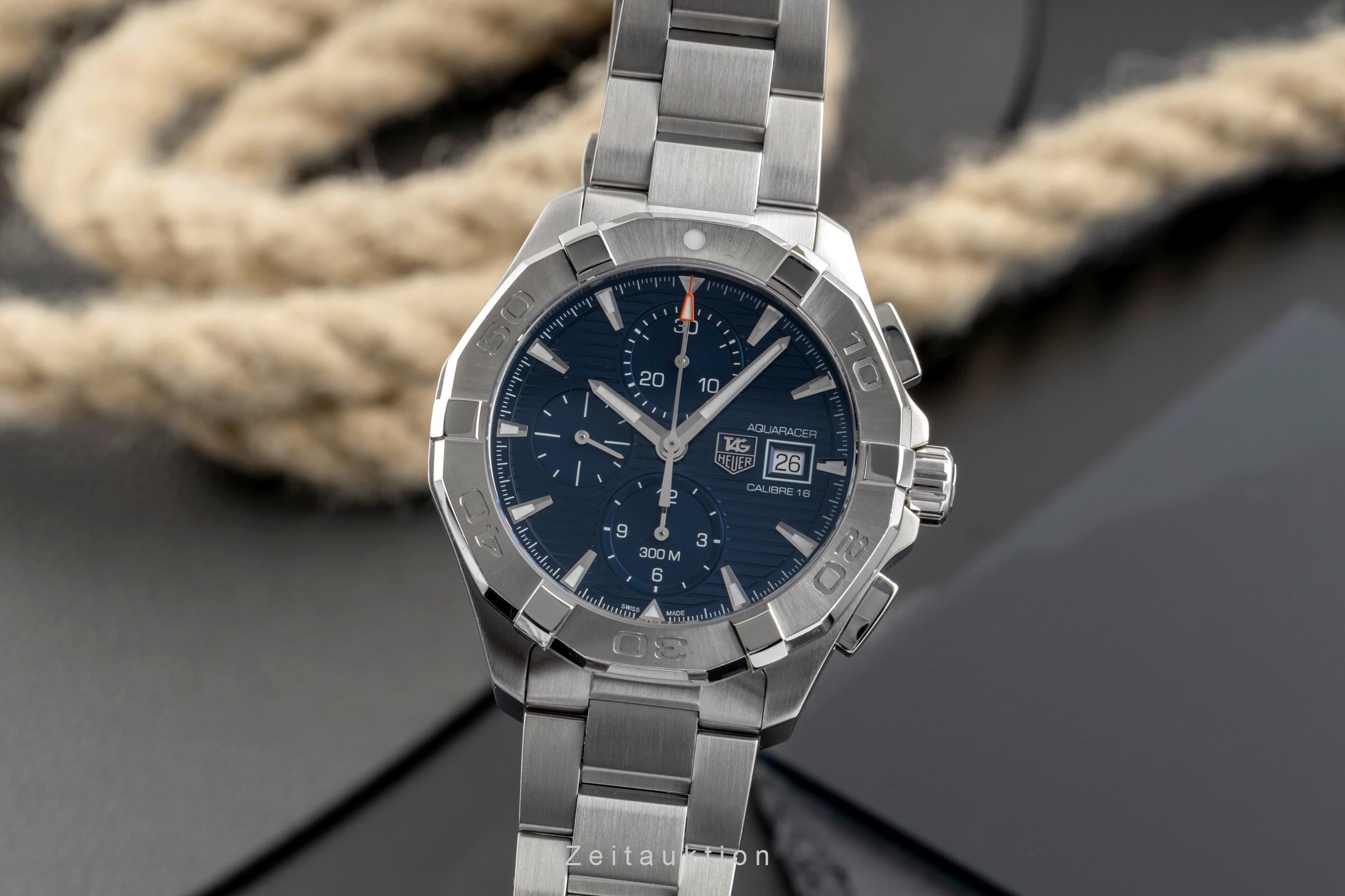 Tag Heuer Aquaracer chronograph steel automatic Kal. 16 Ref