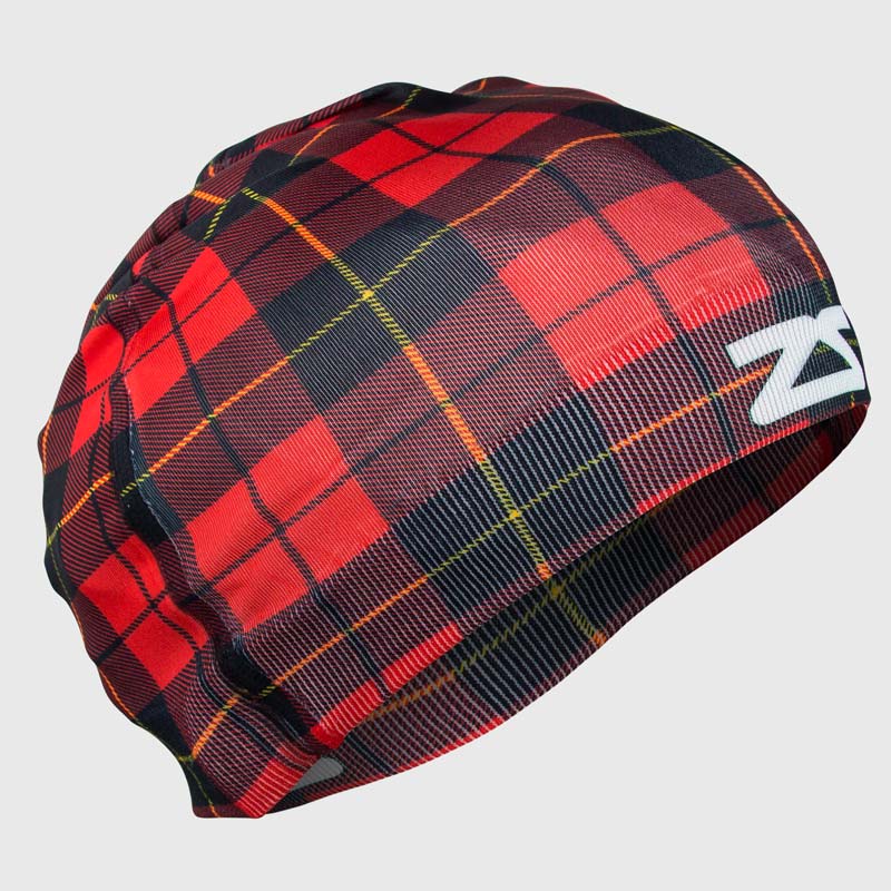 Classic Plaid Skull Cap Beanie - Running Cap | Zensah