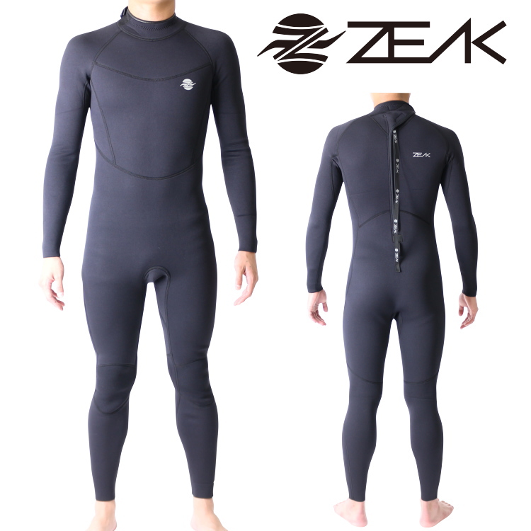 ZEAK(ジーク) ウェットスーツ 男性用 メンズ フルスーツ 3mm / 2mm