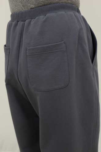 綿ミニ裏毛Wリブニット切替コクーンカーヴィーバレルパンツ 商品詳細