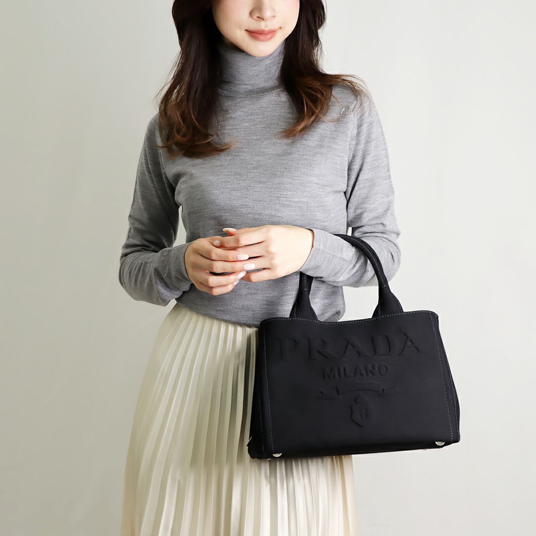 プラダ トートバッグ 【カナパ：CANAPA】 1BG439 ZKI V KAO ブラック