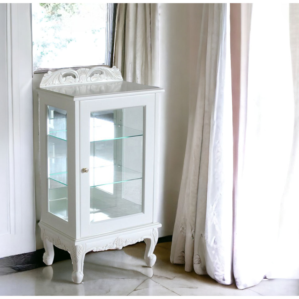 姫系家具 ヴィオレッタ・コンパクトショーケースキャビネット 幅50cm