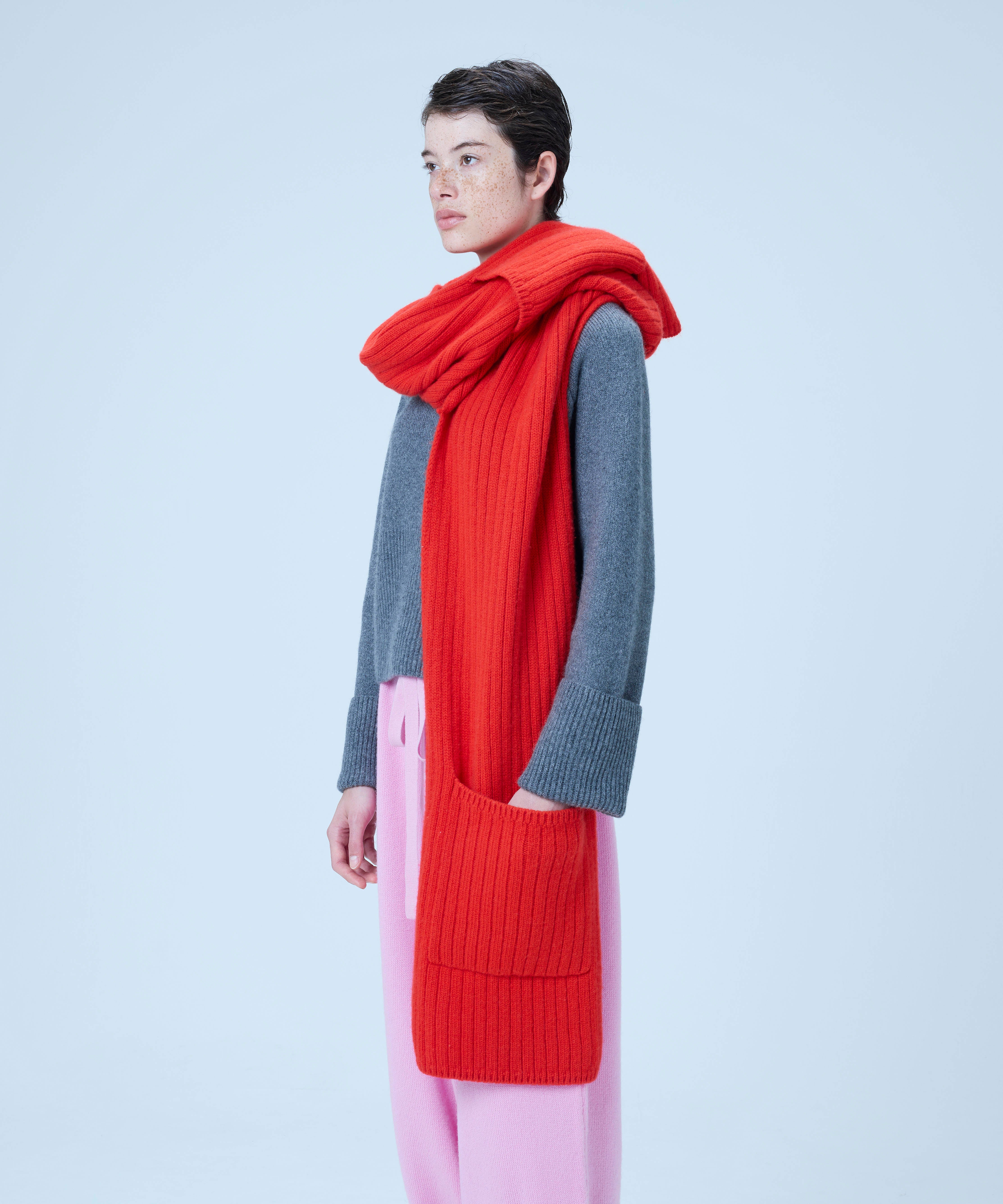 Hooded long muffler – y_yo