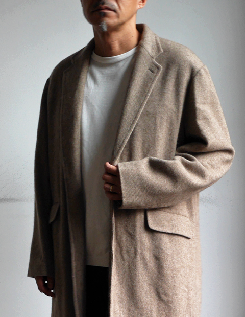 COMOLI カシミヤ チェスターコート | 大阪心斎橋のメンズ洋服の