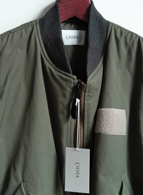 CIOTA スビンコットンナイロンツイル MA-1 フライトジャケット | 大阪