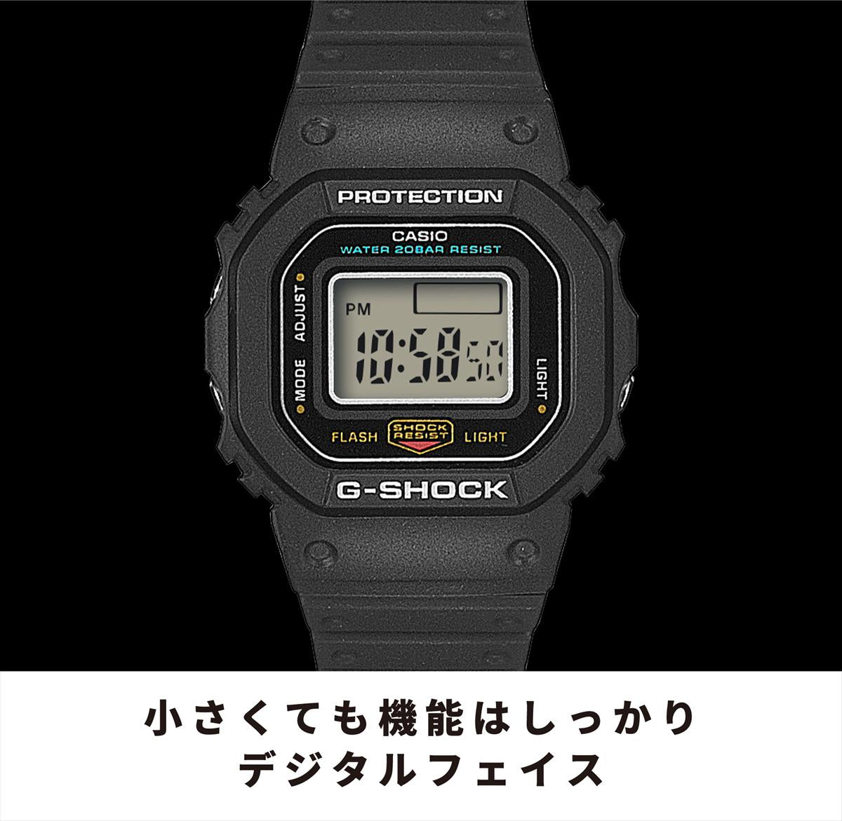 カシオ G-SHOCK nano DWN-5600-9JR 1/10サイズ ミニスクエア 20気圧