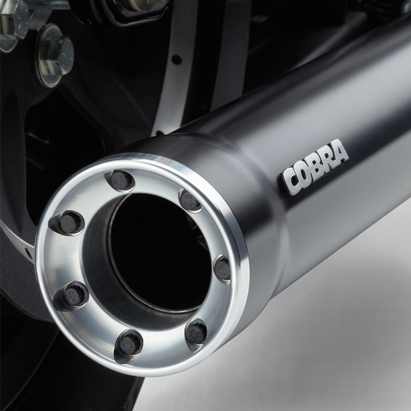 RPT 3インチ スリップオンマフラー ブラック COBRA Race-Pro tips 3