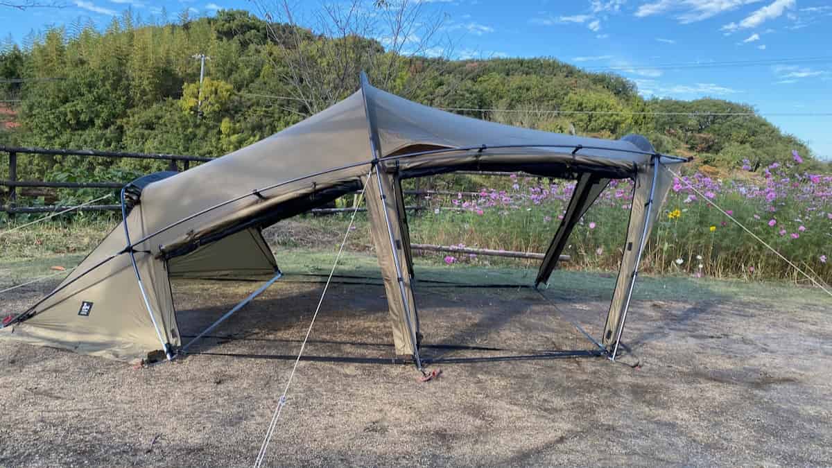 ゼインアーツ ウカ / UKA レビュー｜ソロキャンプに最適な2ルーム