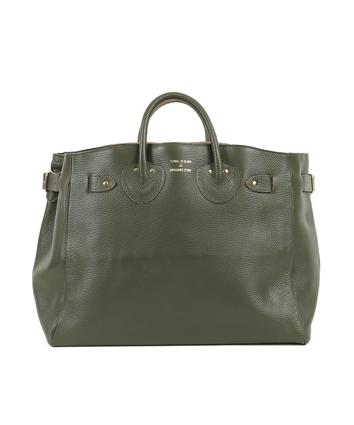 ヤングアンドオルセン エンボスドレザー ベルテッド トート M – YOUNG