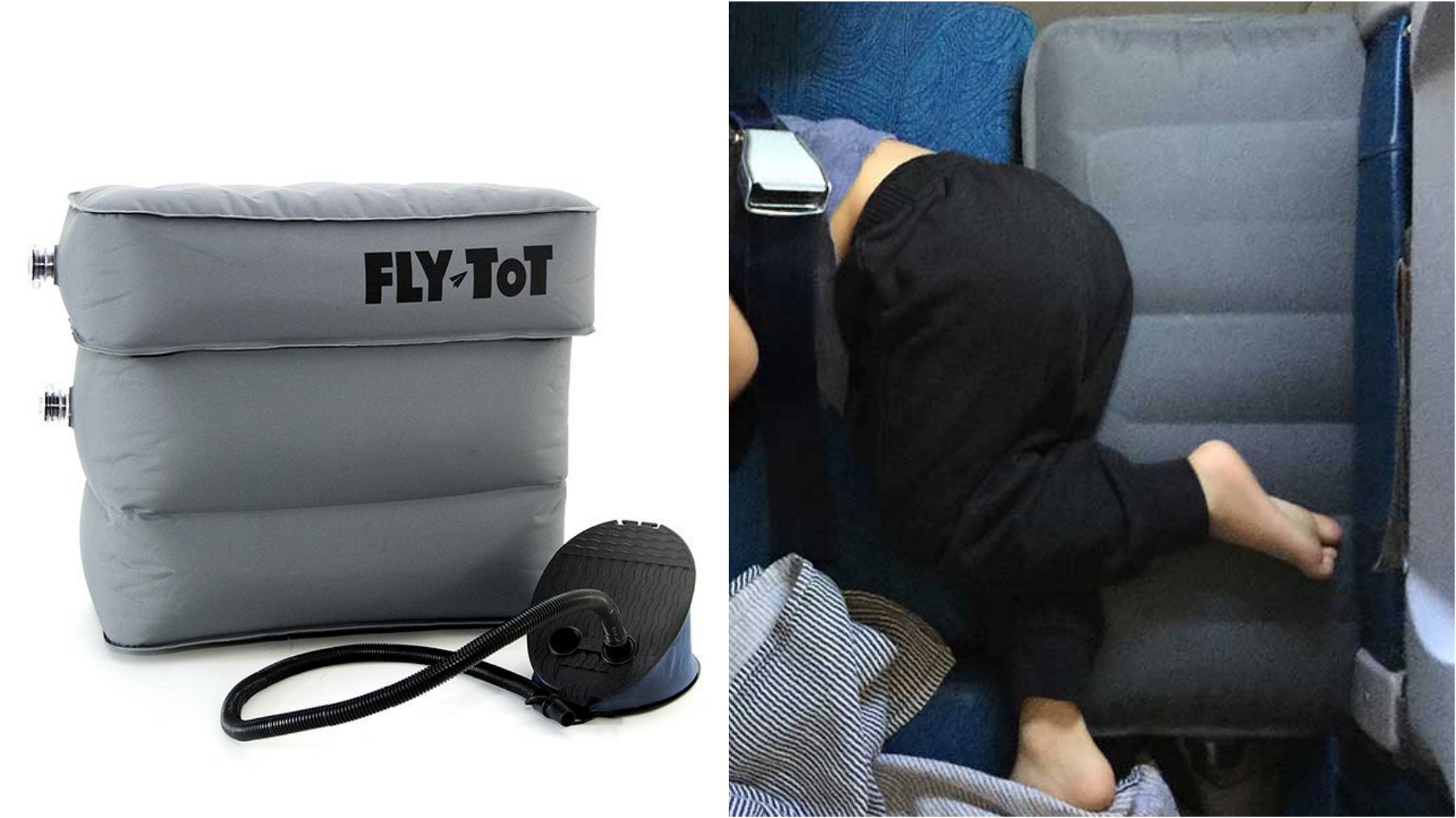 子連れ旅行に便利そうな「飛行機用エアークッション」が日本上陸