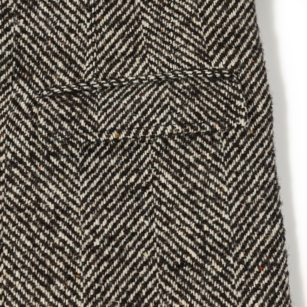 アルパカ混ヘリンボーンチェスターコート Traditional Standard