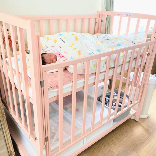 ハイタイプベッド ツーオープン（新色） | 国産ベビーベッド製造