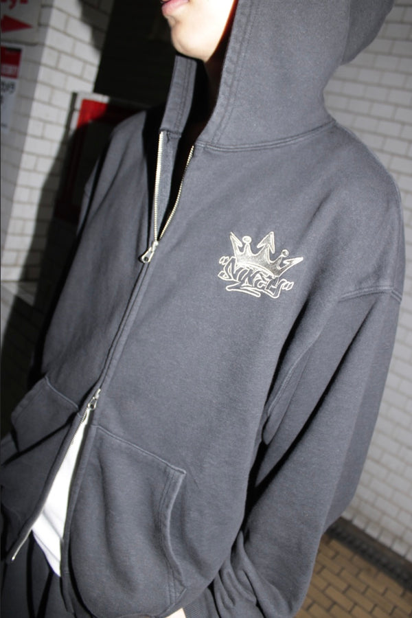 King Logo Zip Hoodie – YZ